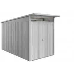 Casetta da Giardino in Metallo AVANTGARDE A4 ECO con Porta a Due Battenti-Biohort Best