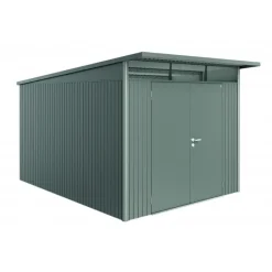 Casetta da Giardino in Metallo AVANTGARDE A8 con Porta a Due Battenti-Biohort