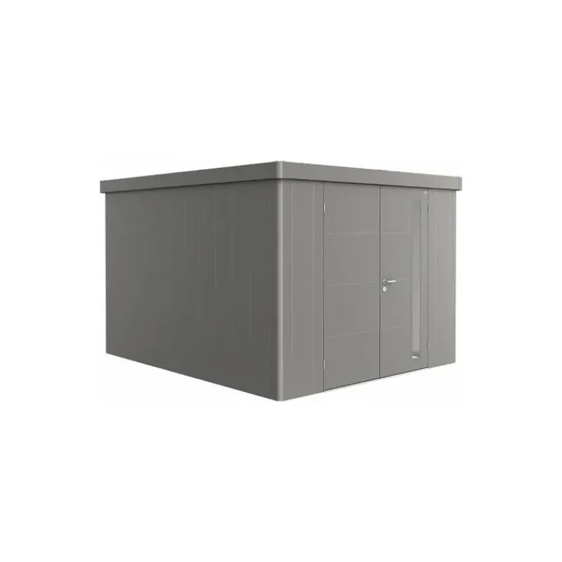 Casetta da Giardino in Metallo NEO 4C con Porta a Due Battenti-Biohort Online