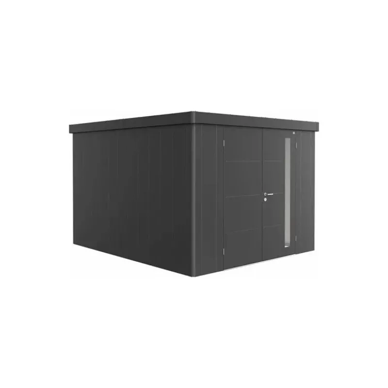 Casetta da Giardino in Metallo NEO 4C con Porta a Due Battenti-Biohort Online