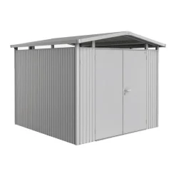 Casetta da Giardino in Metallo PANORAMA 5 con Porta a Due Battenti-Biohort New