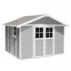 Casetta da Giardino in Resina DECO 11 LIGHT GREY-Grosfillex