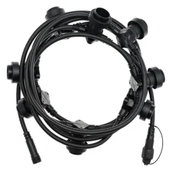 Catena Party Light con 8 Portalampada E27 5m Prolungabile-Lotti Hot