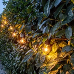 Catena Party Light con 8 Portalampada E27 5m Prolungabile-Lotti Hot