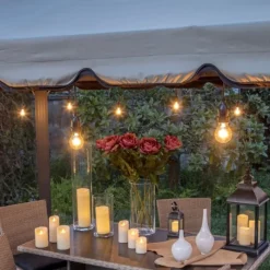 Catena Party Light con 8 Portalampada E27 5m Prolungabile-Lotti Hot