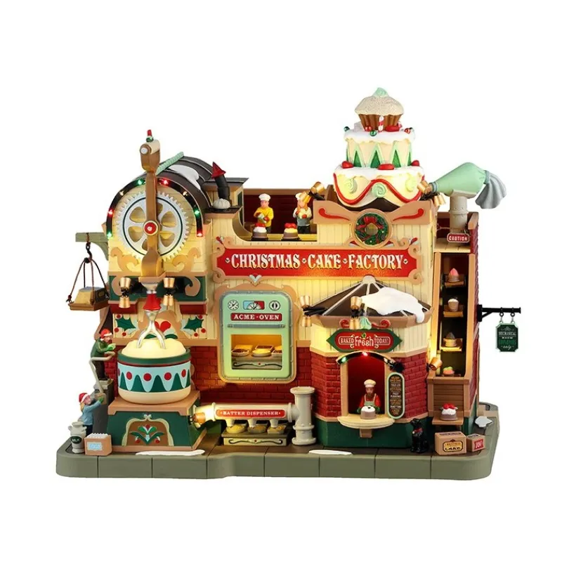 Christmas Cake Factory con Alimentatore 4.5V Cod. 45268-Lemax