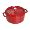 Cocotte 24 cm Rossa in Ghisa-Staub New