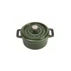 Cocotte 22 cm Verde Basilico in Ghisa-Staub New
