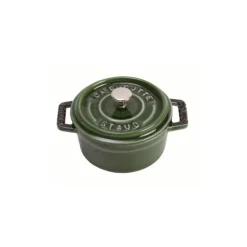 Cocotte 22 cm Verde Basilico in Ghisa-Staub New