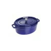 Cocotte Ovale 31 cm Blu Scura in Ghisa-Staub Best