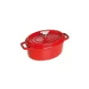 Cocotte Ovale 27 cm Rossa in Ghisa-Staub