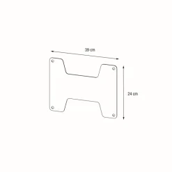 Connettore Interno per Fioriera Hestera PLANTER DIVIDER 100x40x80 cm-Herstera