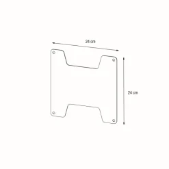 Connettore Interno per Fioriera Hestera PLANTER DIVIDER 100x25x80 cm-Herstera Best
