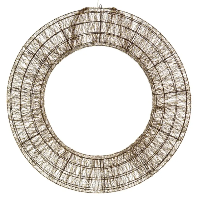 Corona 3D Marrone Ø 110cm HDM 15000 MicroLED BIANCO CALDO e BIANCO FREDDO-Lotti Clearance