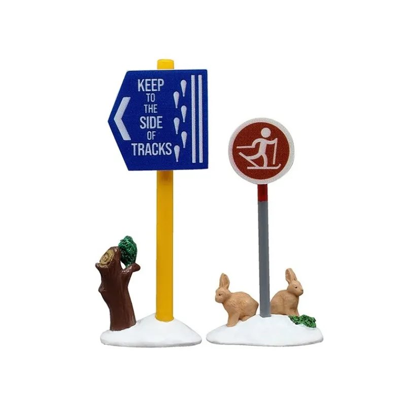 Cross Country Ski Sign Set Of 2 Cod. 54468-Lemax Sale