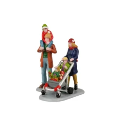 Family Holiday Shopping Spree Set Of 2 Cod. 22124-Lemax New