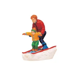 Father & Son Skiing Cod. 62169-Lemax