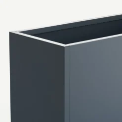 Fioriera Alta PLANTER DIVIDER 40 in Metallo colore Antracite 100x40x115 cm-Herstera Discount