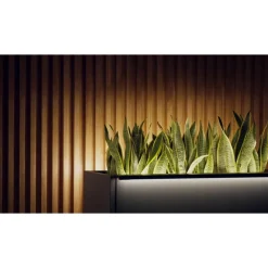Fioriera Alta PLANTER DIVIDER 40 in Metallo colore Antracite 100x40x80 cm-Herstera Outlet
