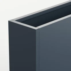 Fioriera Alta PLANTER DIVIDER 25 in Metallo colore Antracite 100x25x80 cm-Herstera Sale