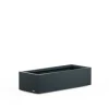 Fioriera Bassa PLANTER XIC 100 in Metallo colore Antracite 100x40x25cm-Herstera Hot