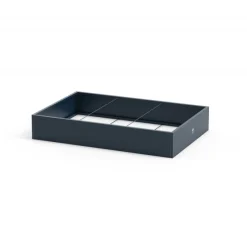 Fioriera Bassa PLANTER EDGE in Metallo colore Antracite 150x100x25 cm-Herstera Clearance