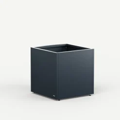 Fioriera Cubo PLANTER CUBE 60 in Metallo colore Antracite 60x60x60 cm-Herstera Best