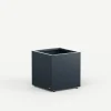 Fioriera Cubo PLANTER CUBE 50 in Metallo colore Antracite 50x50x50 cm-Herstera Sale