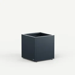 Fioriera Cubo PLANTER CUBE 50 in Metallo colore Antracite 50x50x50 cm-Herstera Sale