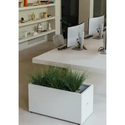Fioriera PLANTER 50 in Metallo colore Bianco 100x50x50cm-Herstera Hot