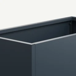 Fioriera PLANTER 50 in Metallo colore Antracite 100x50x50cm-Herstera New