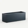 Fioriera PLANTER 50 in Metallo colore Antracite 150x50x50cm-Herstera Outlet