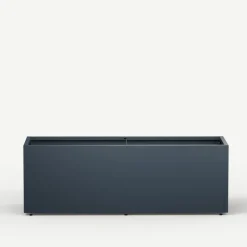 Fioriera PLANTER 50 in Metallo colore Antracite 150x50x50cm-Herstera Outlet