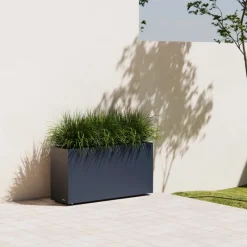 Fioriera PLANTER 30 in Metallo colore Antracite 100x30x50 cm-Herstera Hot