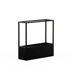 Fioriera Hestera PLANTER HUB in Metallo colore Antracite 80x25x78-Herstera Hot