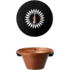 Fontana da Giardino Aquapoint a Parete Wall Fountain Daisy Terracotta-Acquapoint Outlet