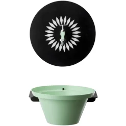 Fontana da Giardino Aquapoint a Parete Wall Fountain Daisy Verde Salvia-Acquapoint Outlet