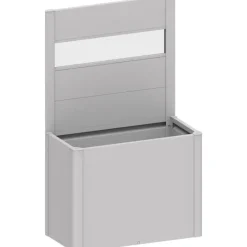 Frangivista con Elemento Vetro per Aiuola Rialzata in Metallo-Biohort Discount