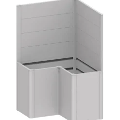 Frangivista per Aiuola Rialzata a L in Metallo-Biohort Discount