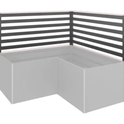 Frangivista per Piante Rampicanti per Aiuola Rialzata a L in Metallo-Biohort Clearance