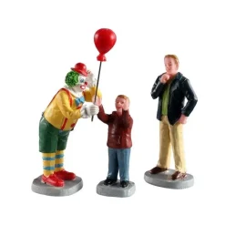 Friendly Clown Set of 3 Cod. 02953-Lemax Outlet