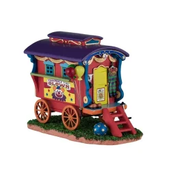 Friendly The Clown Caravan Cod. 43723-Lemax Clearance