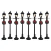 Gas Lantern Street Lamp Set of 8 B/O 4.5V Cod. 64500-Lemax Sale