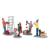 Getting Ready To Decorate Set Of 4 Cod. 12030-Lemax New