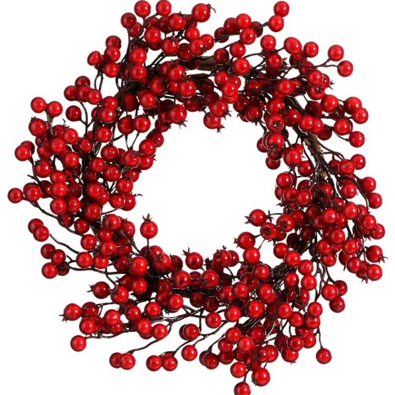 Ghirlanda con Bacche Rosse 40 cm-Edelman Best