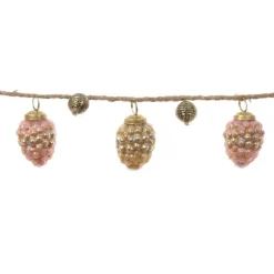 Ghirlanda di Natale con decorazioni in Vetro-Kaemingk Online