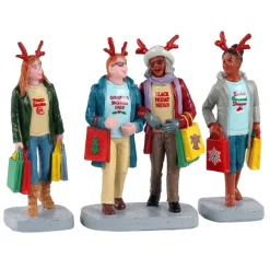 Girls Christmas Shopping Trip Set Of 3 Cod. 12026-Lemax Discount