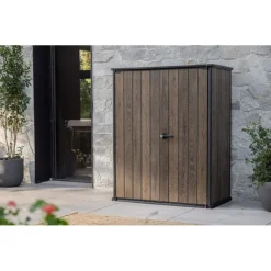 Armadio in Resina SIGNATURE VERTICAL NOCE-Keter Best