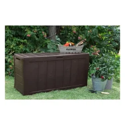 Baule in Resina SHERWOOD Marrone-Keter Discount