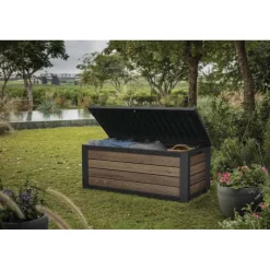 Baule in Resina SIGNATURE DECO BOX 150 NOCE-Keter Best